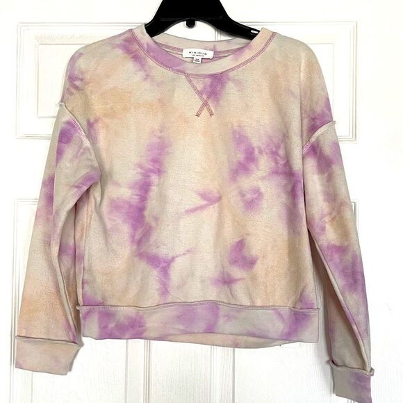 Kirious Sweatshirt Pullover Medium Tie Dye Long Sleeve Casual Lounge Comfy Top - Picture 1 of 1